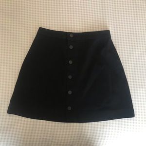 American Apparel Button Up Mini Skirt